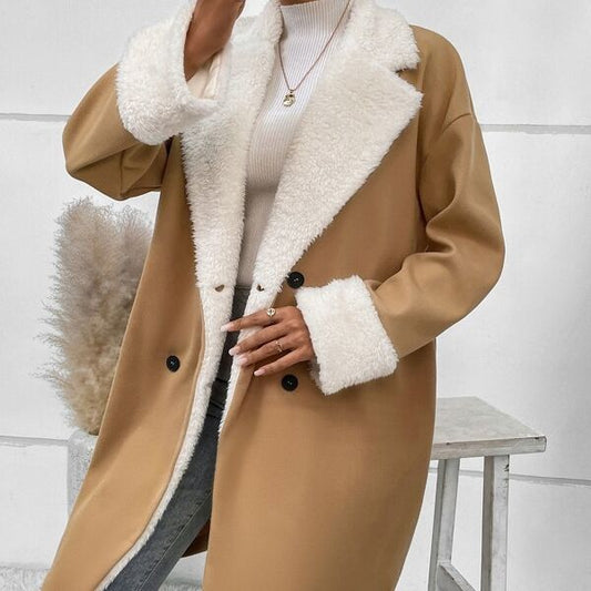 Wool Coat for Women – Stylish Warm Overcoat with Elegant Design for Winter