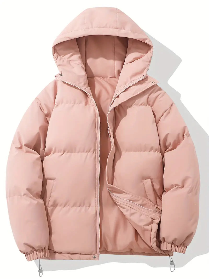 Warm Hooded Jacket for Women – Classic Stylish Outerwear for Cold Weather