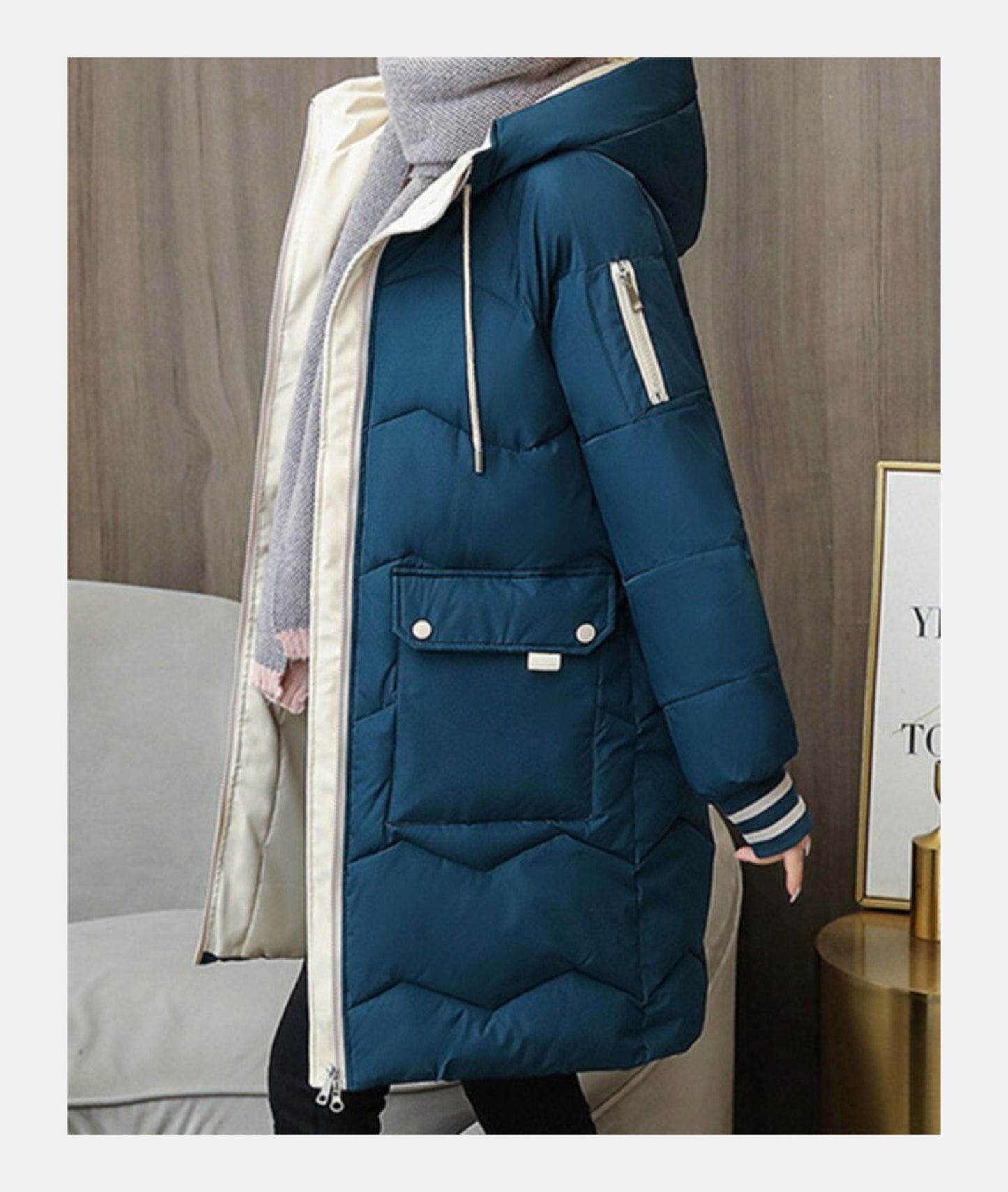 Chic Winter Coat for Women – Stylish Warm Outerwear with Elegant Design