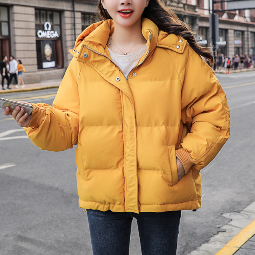 Women's Down Jacket – Loose Fit Warm Coat for Winter Fashion & Outdoor