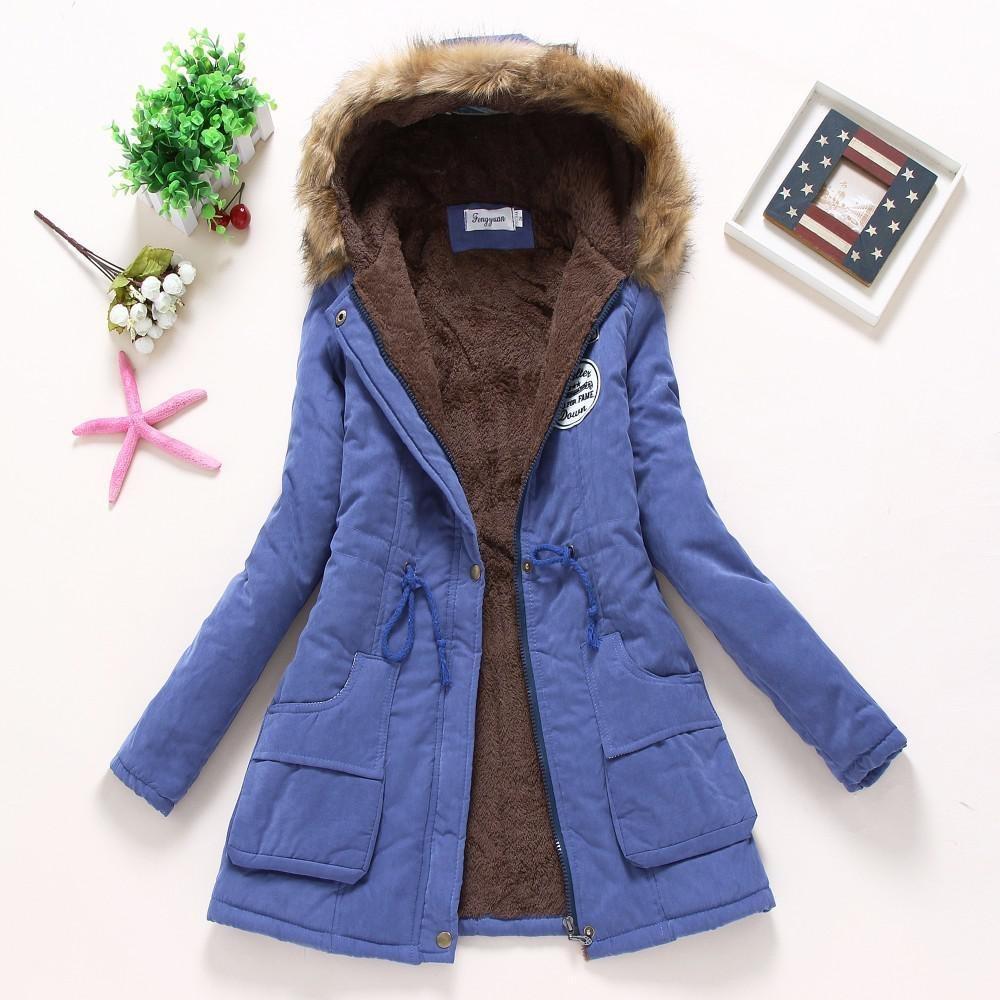 Women's Parka with Fur – Stylish Warm Winter Coat for Cold Weather Fashion