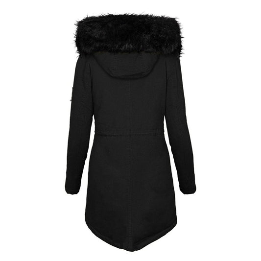 Warm Winter Jacket for Women – Stylish Insulated Coat with Hood and Pockets