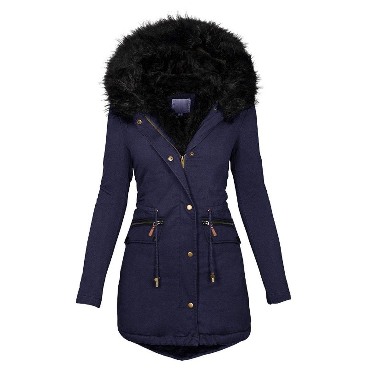 Warm Winter Jacket for Women – Stylish Insulated Coat with Hood and Pockets